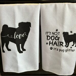 Pug Kitchen towels